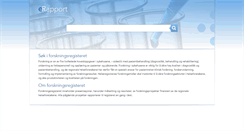 Desktop Screenshot of forskningsprosjekter.ihelse.net
